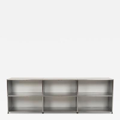  Fritz Haller USM Haller Open Storage System Silver Panels 1960s Switzerland