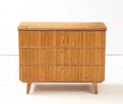  G ran Malmvall G ran Malmvall Swedish Fir Chest Sweden 1940 signed Fir Brass original key