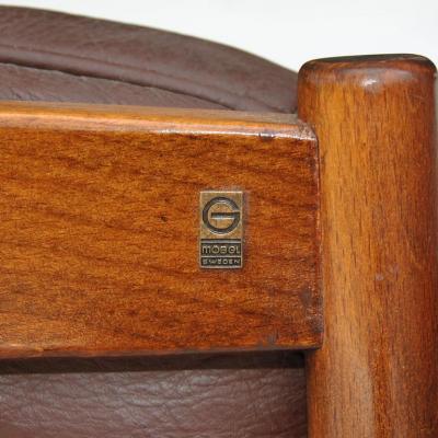  G te M bler N ssj G Mobel G Mobel G Mobel Scandinavian Walnut And Leather Lounge Chair