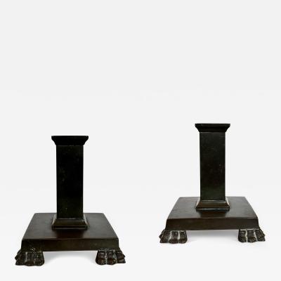  GAB Guldsmedsaktiebolaget Pair of Candleholders by GAB
