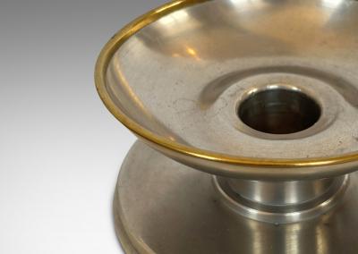  GAB Guldsmedsaktiebolaget Pair of Candleholders by GAB Tenn