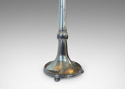  GAB Guldsmedsaktiebolaget Silvered Table Lamp by GAB