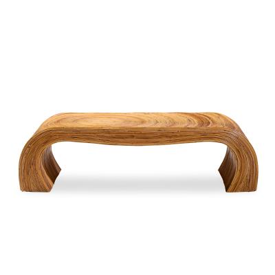  GABRIELLA CFRESPI Gabriella Crespi Style Mid Century Pencil Reed Rattan Coffee Table