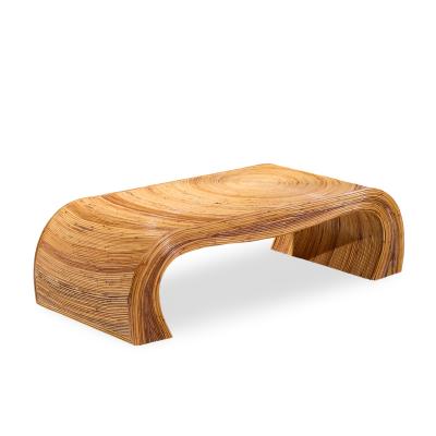  GABRIELLA CFRESPI Gabriella Crespi Style Mid Century Pencil Reed Rattan Coffee Table