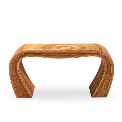  GABRIELLA CFRESPI Gabriella Crespi Style Mid Century Pencil Reed Rattan Console Table