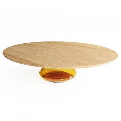  GRZEGORZ MAJKA LTD Amber Eclipse Contemporary Coffee Table
