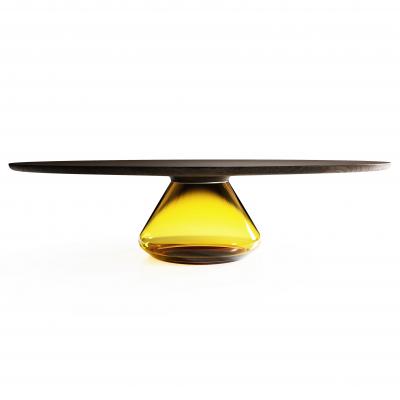  GRZEGORZ MAJKA LTD Amber Eclipse Contemporary Coffee Table