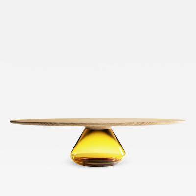  GRZEGORZ MAJKA LTD Amber Eclipse Contemporary Coffee Table