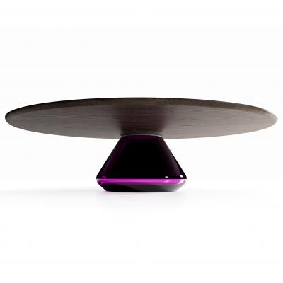  GRZEGORZ MAJKA LTD Charoite Eclipse Contemporary Coffee Table