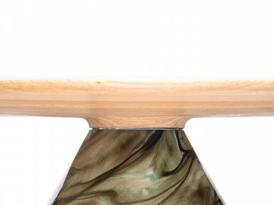  GRZEGORZ MAJKA LTD Earthy Eclipse Contemporary Coffee Table