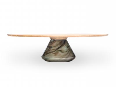  GRZEGORZ MAJKA LTD Earthy Eclipse Contemporary Coffee Table