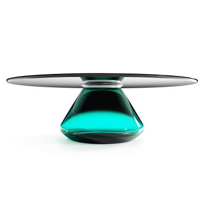  GRZEGORZ MAJKA LTD Emerald Eclipse II Contemporary Coffee Table