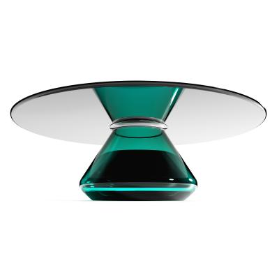  GRZEGORZ MAJKA LTD Emerald Eclipse II Contemporary Coffee Table