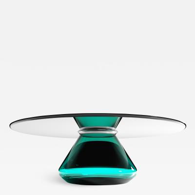  GRZEGORZ MAJKA LTD Emerald Eclipse II Contemporary Coffee Table