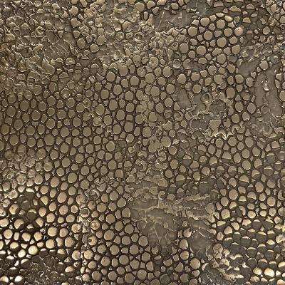  GRZEGORZ MAJKA LTD Epicure XI Center Table ft Michelangelo quartzite and Antique Bronze finish