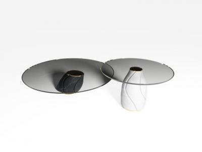  GRZEGORZ MAJKA LTD The Diamond Addiction One of a Kind Coffee Table Set by Grzegorz Majka
