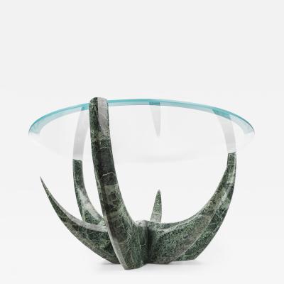  GRZEGORZ MAJKA LTD The Diamond Aloe Green Marble Coffee Table by Grzegorz Majka