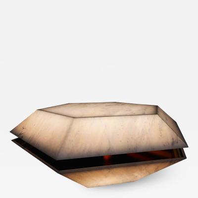  GRZEGORZ MAJKA LTD The Shell Translucent Marble Coffee Table by Grzegorz Majka