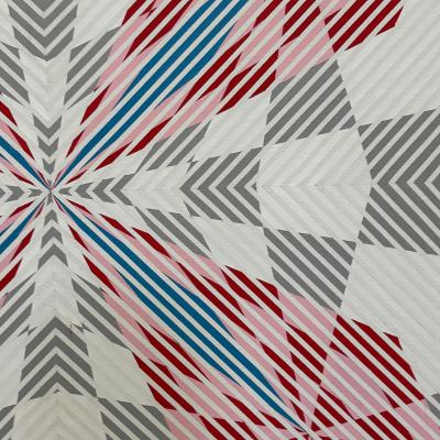  Gabe Silverman Oversized Gabe Silverman 1980s Abstract Op Art Painting Newly Framed