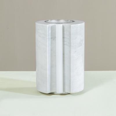  Gabetti Isola Isola Gabetti for Linea GB Carrara Marble Table Lamp