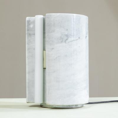  Gabetti Isola Isola Gabetti for Linea GB Carrara Marble Table Lamp