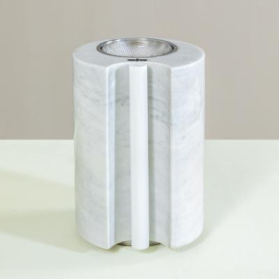  Gabetti Isola Isola Gabetti for Linea GB Carrara Marble Table Lamp