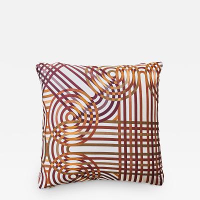  Galerie Reve Spirographie Pillow Made With Hermes Fabric