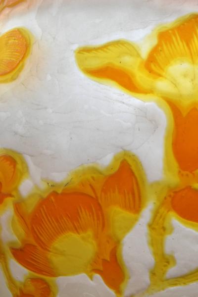  Galle Cameo Galle French Cameo Glass Footed Compote Signed Galle France C a 1920 s