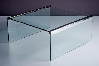  Gallotti Radice Glass Coffee Table by Gallotti Radice