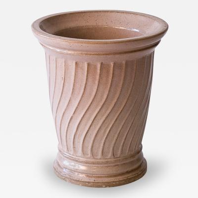  Galloway Terracotta Company Rare Glazed Buff Colored Galloway Pot