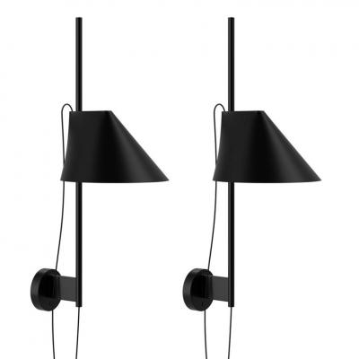  GamFratesi Design Studio GamFratesi Black Yuh Wall Light for Louis Poulsen