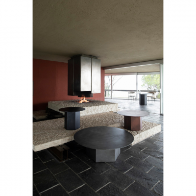  GamFratesi Design Studio Steel Epic Coffee Table by GamFratesi for GUBI