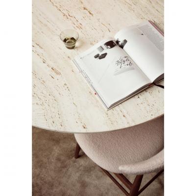  GamFratesi Design Studio Travertine Epic Dining Table by GamFratesi for Gubi