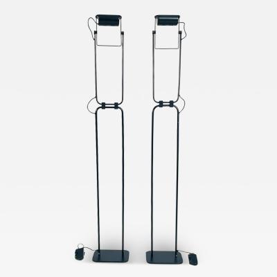  Gammalux Pair of Vintage Italian Floor Lamps by Gammalux Italy 1980s