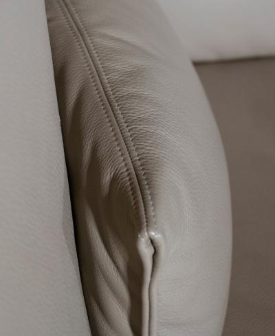  Garcia Cumini Paltrona Frau Almo Modern Leather Sofa Designed by Garcia Cumini