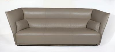  Garcia Cumini Paltrona Frau Almo Modern Leather Sofa Designed by Garcia Cumini
