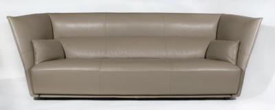  Garcia Cumini Paltrona Frau Almo Modern Leather Sofa Designed by Garcia Cumini