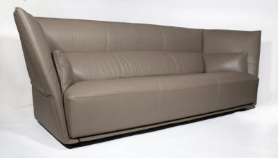  Garcia Cumini Paltrona Frau Almo Modern Leather Sofa Designed by Garcia Cumini