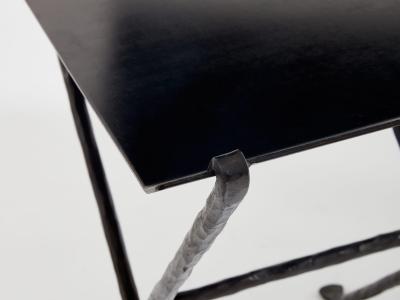  Garouste Bonetti Garouste Bonetti Isis wrought iron side table 1987