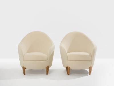  Garouste Bonetti Garouste Bonetti Koala armchairs bronze alpaca velvet 1995