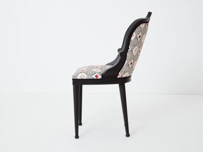  Garouste Bonetti Garouste Bonetti desk chair Palace Privilege Rubelli fabric 1980