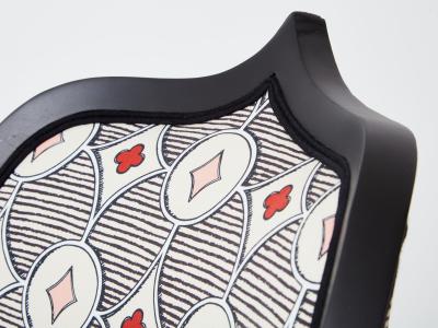  Garouste Bonetti Garouste Bonetti desk chair Palace Privilege Rubelli fabric 1980