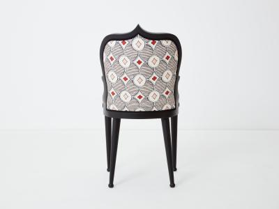  Garouste Bonetti Garouste Bonetti desk chair Palace Privilege Rubelli fabric 1980