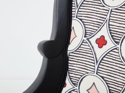  Garouste Bonetti Garouste Bonetti desk chair Palace Privilege Rubelli fabric 1980