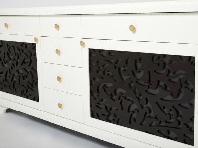  Garouste Bonetti Moucharabieh sideboard by Garouste Bonetti for Christian Lacroix 1987