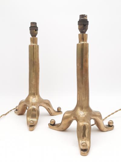  Garouste Bonetti Pair of Table Lamps by Garouste and Bonnetti