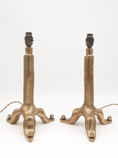  Garouste Bonetti Pair of Table Lamps by Garouste and Bonnetti