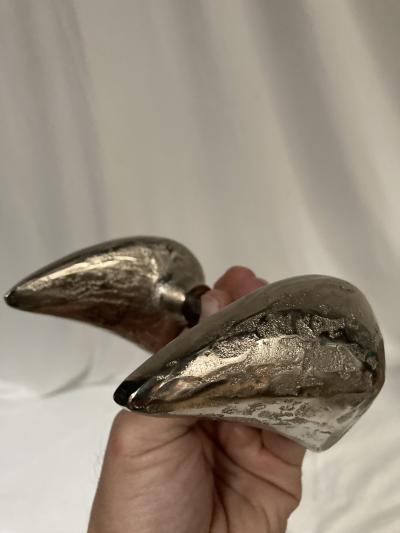  Garouste Bonetti Set of 8 bronze door handles in the style of Garouste et Bonetti