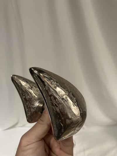  Garouste Bonetti Set of 8 bronze door handles in the style of Garouste et Bonetti