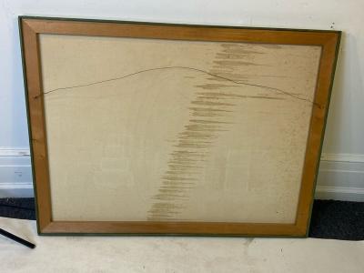  Garraffa MODERN 1970S NYC SKYLINE PAINTING BY GARRAFFA